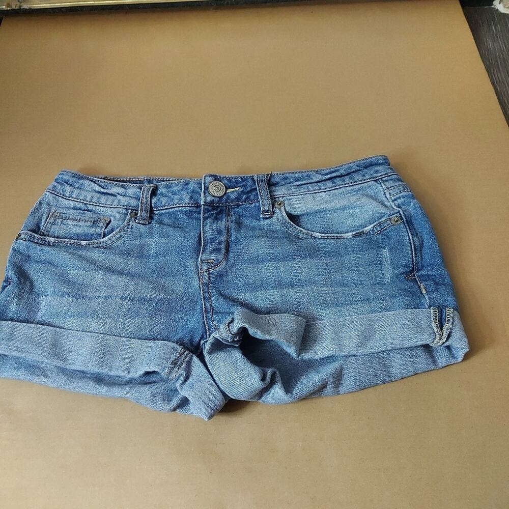 Aeropostale Blue MIDI Denim Short 4 Festival Casual Costal Cowgirl Hippie Indie